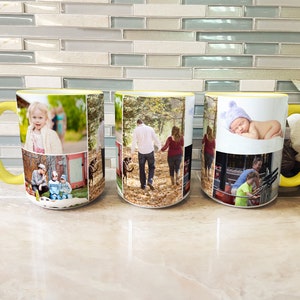 Custom Coffee Mug, Personalized Mug With Picture, Photo Collage Mug, Photo Mug, Picture Mug, Personalized Photo Gift, Birthday Gift, Mum Mug image 3