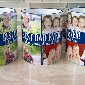 Custom Photo Collage Coffee Mug, Personalized Photo Collage Mug, Add Your Photo and Image Mug, Custom Photo Gift for Mom, Photo Gift for Dad image 5