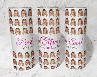 Personalized Tumbler with Head Picture, Gift for Mom, Gift for Grandma, Face Tumbler, Funny Tumbler Gift, Mother's Day Gift, Custom Tumbler
