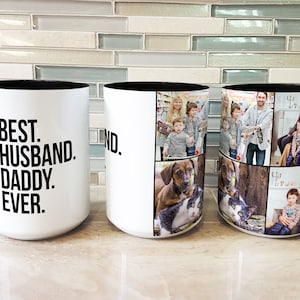 Gifts for Him, Gifts for Dad, Gifts for Grandpa, Father's Day Mug, Personalized Gifts for Men, Custom Photo Mug, Custom Picture Collage Gift image 1