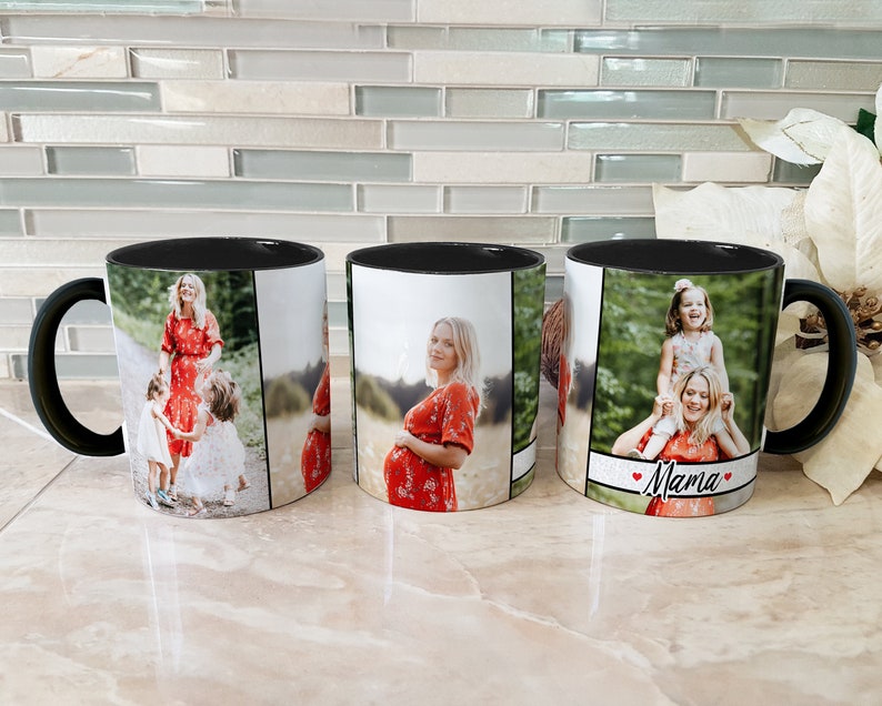 Custom Coffee Mug, Personalized Mug With Picture, Photo Collage Mug, Photo Mug, Picture Mug, Personalized Photo Gift, Birthday Gift, Mum Mug image 4