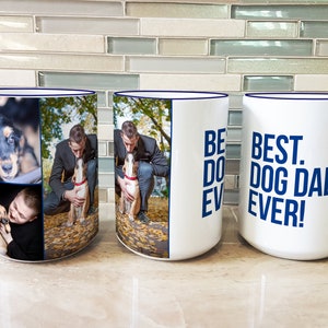 Gifts for Him, Gifts for Dad, Gifts for Grandpa, Father's Day Mug, Personalized Gifts for Men, Custom Photo Mug, Custom Picture Collage Gift image 3