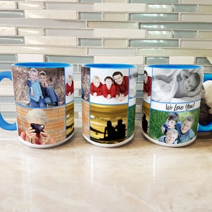 Custom Coffee Mug, Personalized Mug With Picture, Photo Collage Mug, Photo Mug, Picture Mug, Personalized Photo Gift, Birthday Gift, Mum Mug image 5