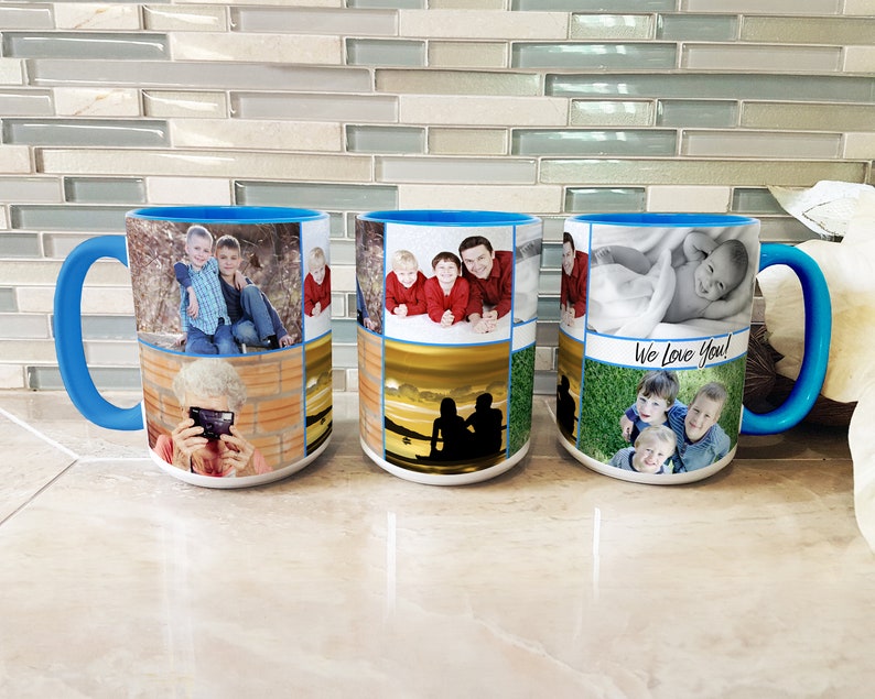 Custom Coffee Mug, Personalized Mug With Picture, Photo Collage Mug, Photo Mug, Picture Mug, Personalized Photo Gift, Birthday Gift, Mum Mug image 5