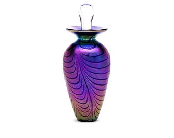 Keepsake Mini Urn, Purple, Small Urn for Human Ashes