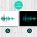 Custom Soundwave Print Printable Personalized Voice Art Anniversary ...
