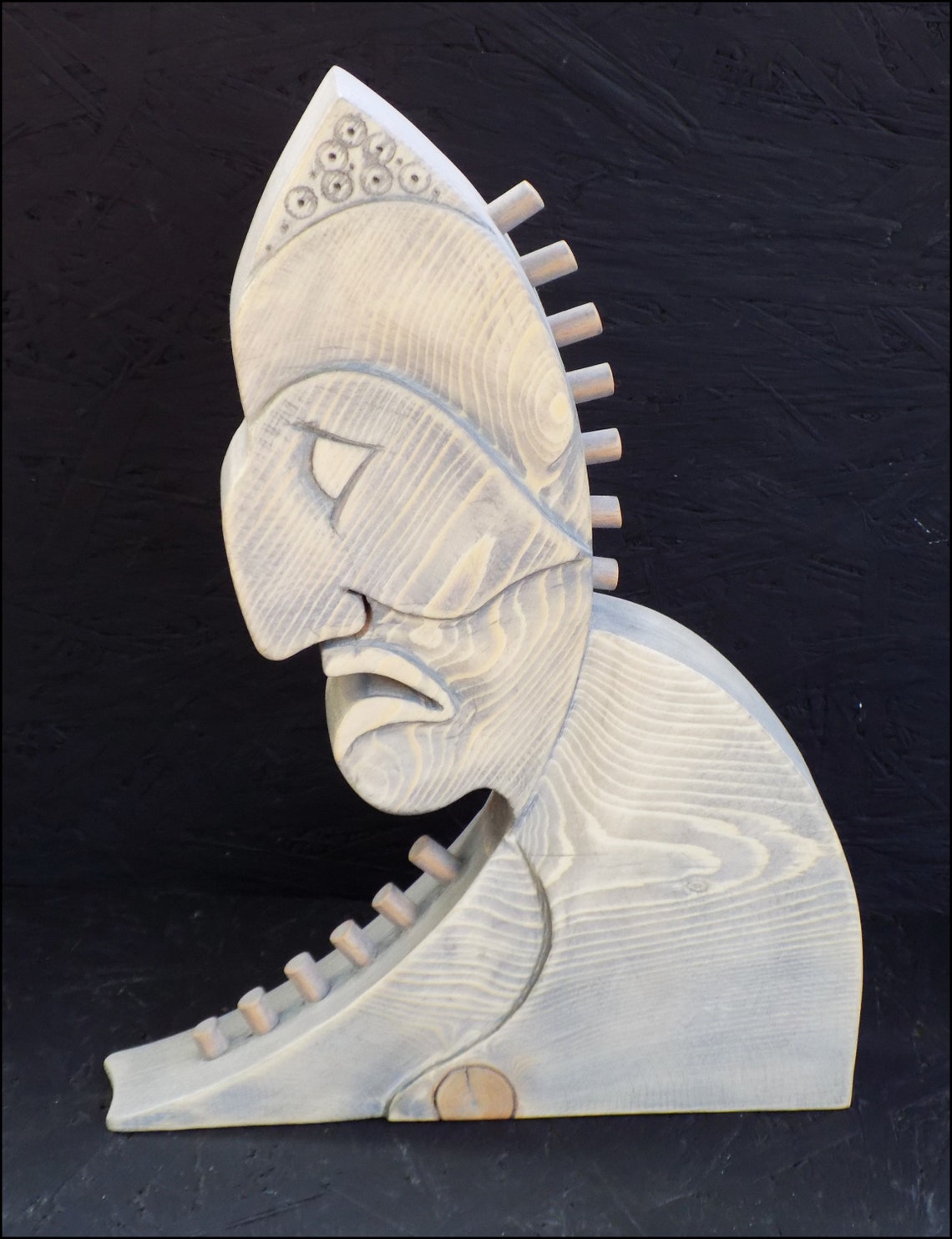 Handmade Decor Wooden Indian Figurine Etsy