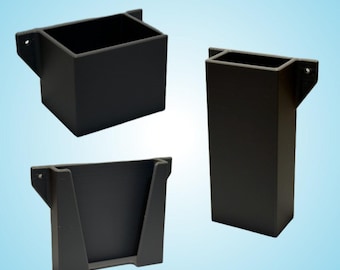 Set organizer in sughero / Porta post-it, portapenne e vassoio per puntine da disegno / Organizer da scrivania con fissaggio a puntine da disegno