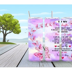 To my grand-daughter digital tumbler design