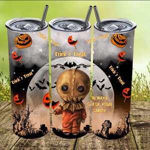 Trick or Treat  tumbler design