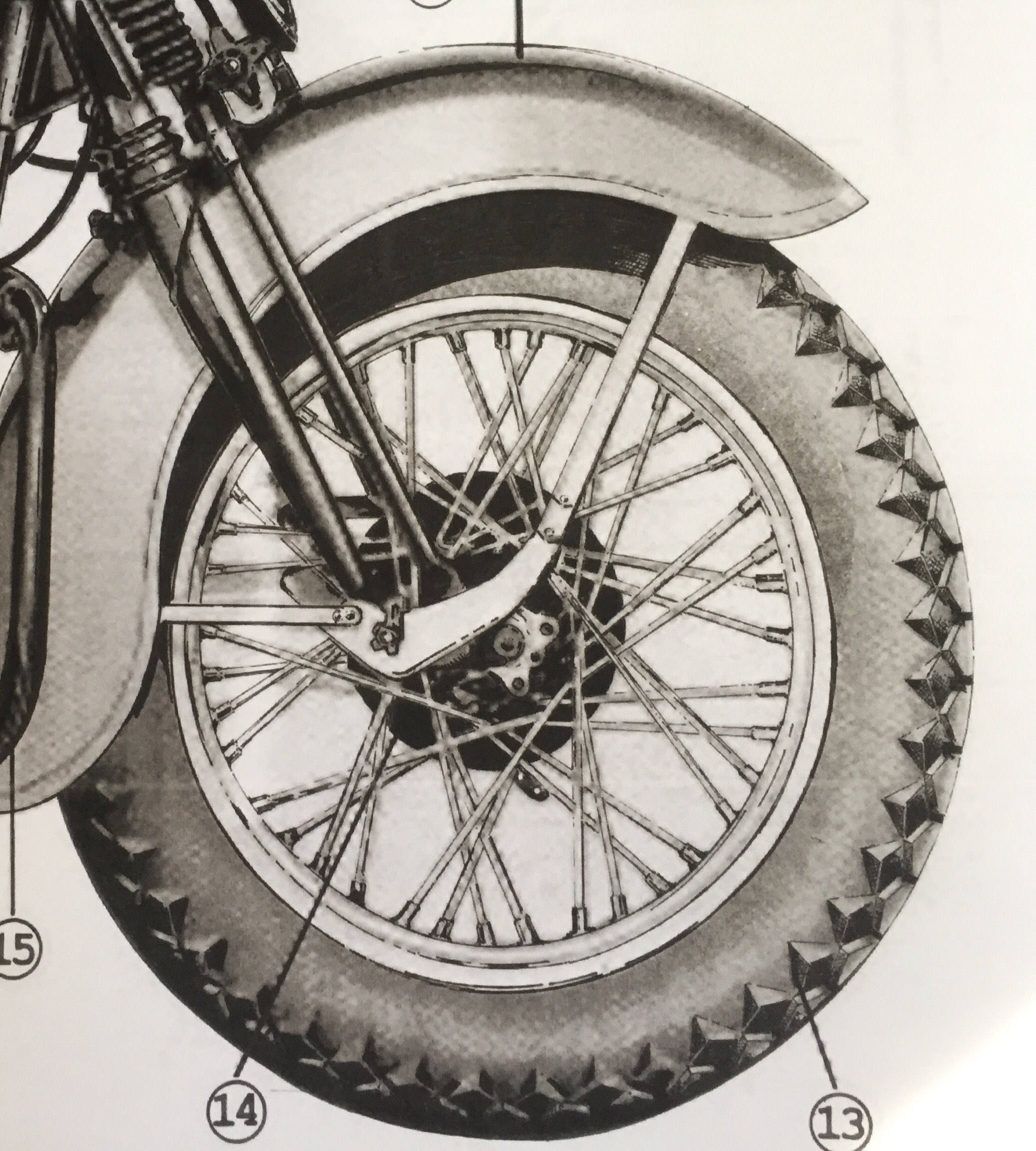 Harley Davidson Knucklehead Drawing Art Gift Keywrds Poster Etsy