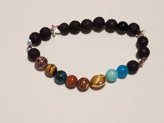 etsy solar system bracelet