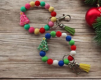 12 Weihnachts-Silikonperlen – Süße Fokal-Perlen Für Stifte, Schlüsselanhänger, DIY Weihnachtsdeko