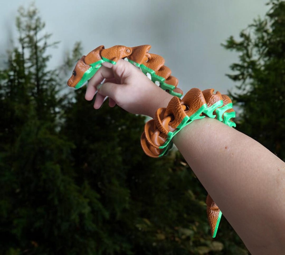 3D Printed Snake Finger Puppet / 3d Printed Snake Animal Costume ...
