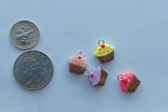 KAWAII FOOD Charms, DIY Cabochons, Resin Food Cabochons, Dollhouse Food,  Slime Charms in Gift Box, Scrapbooking Food, Holiday Gift for Kids 