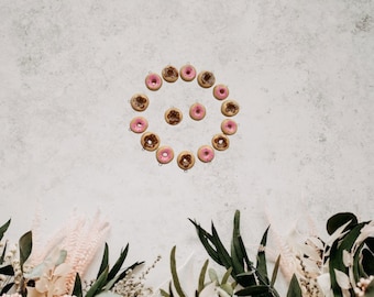 Kawaii donut charms / polymer clay donut dessert charms / kawaii food charms / kawaii food jewelry