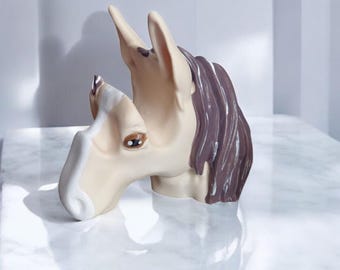 Hand painted 3D horse eyeglass stand / horse eyeglasses sunglass holder stand / 3d printed horse head glasses holder