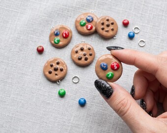 Kawaii koekjesbedeltjes / koekjesbedeltjes van polymeerklei / kawaii voedselbedeltjes / kawaii voedselsieraden