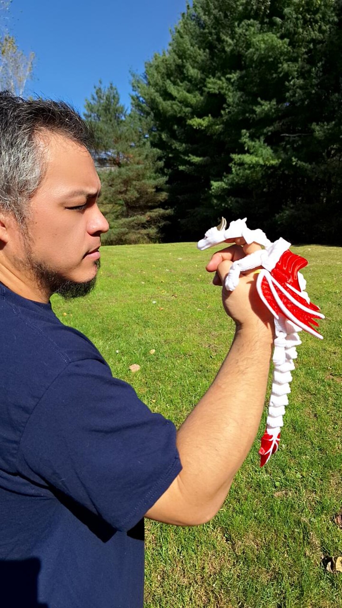 3D Printed Dragon Finger Puppet / 3d Printed Dragon Animal Costume ...