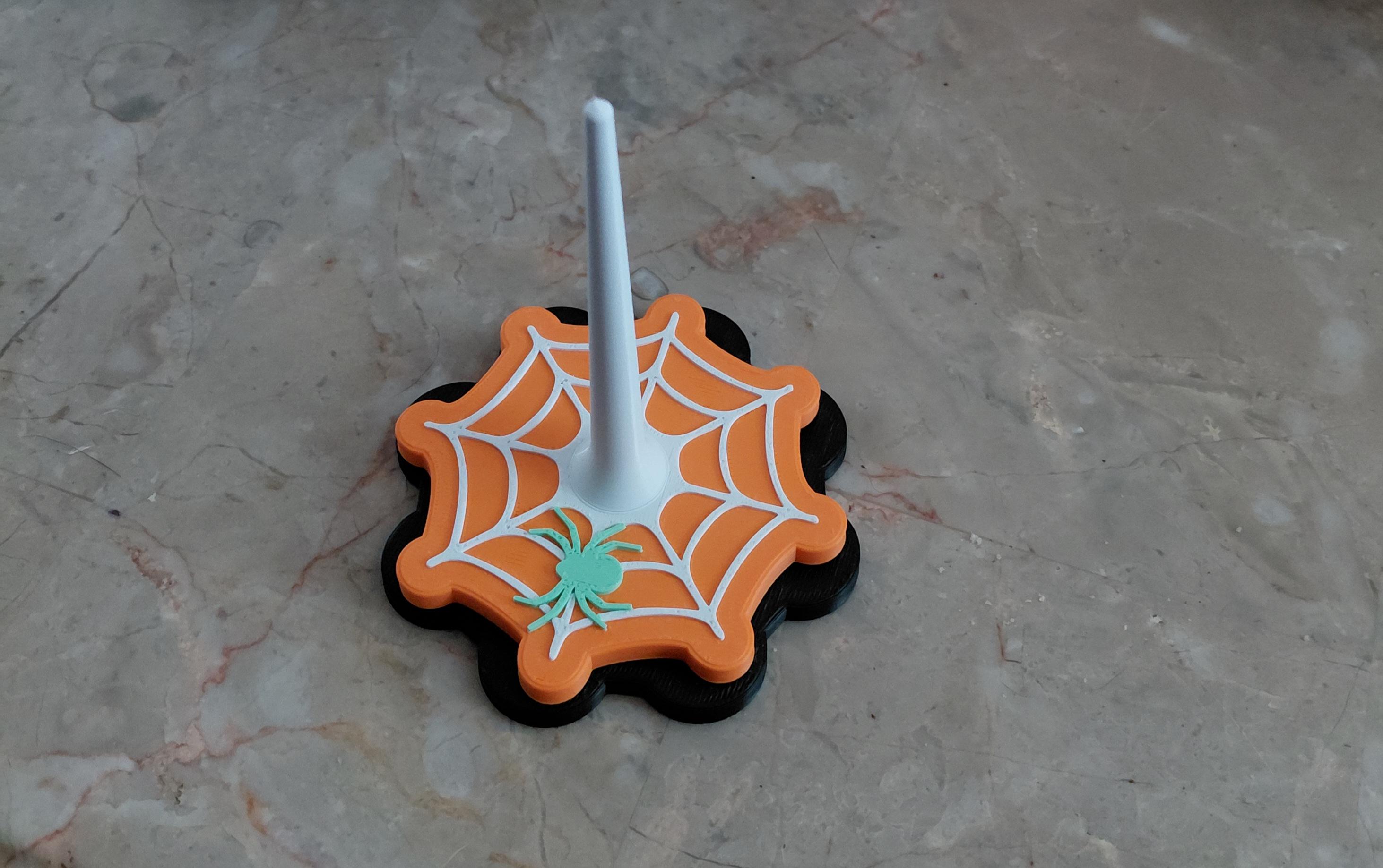 Cute Halloween Spider Web Yarn Spinner / 3d Spider Floral Yarn 