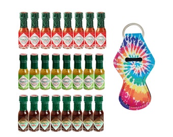 Pocket Tabasco Keychain - Hot Sauce Holder - When the days are hot