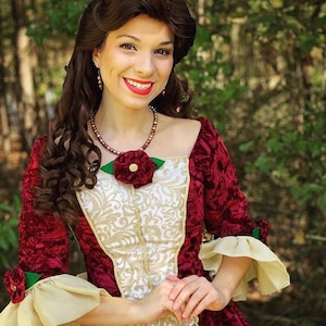 belle christmas dress