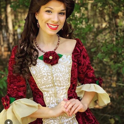 esmeralda cosplay red dress Red Esmeralda Costume, Esmeralda Costume, Esmeralda Dress, Cosplay Costume, Esmeralda Adult Costume,