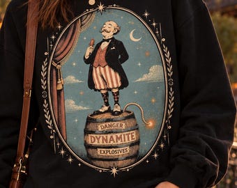 Haunted Mansion Sweatshirt, Whimsigoth Disney Inspired Dynamite Stretching Room Portrait Crewneck, Folk Art Gothic, Disney Adult Gift