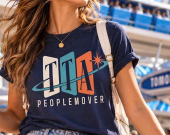 PeopleMover Shirt, Tomorrowland Transit Authority Tee, Disney Adult T Shirt, Magic Kingdom Ride Shirt, Retro Disney Parks Outfit