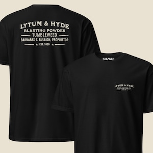 Vintage Western Mining Shirt Lytum & Hyde Explosives Co Tee Frontierland Inspired Shirt Old West Workwear Big Thunder Mountain Shirt