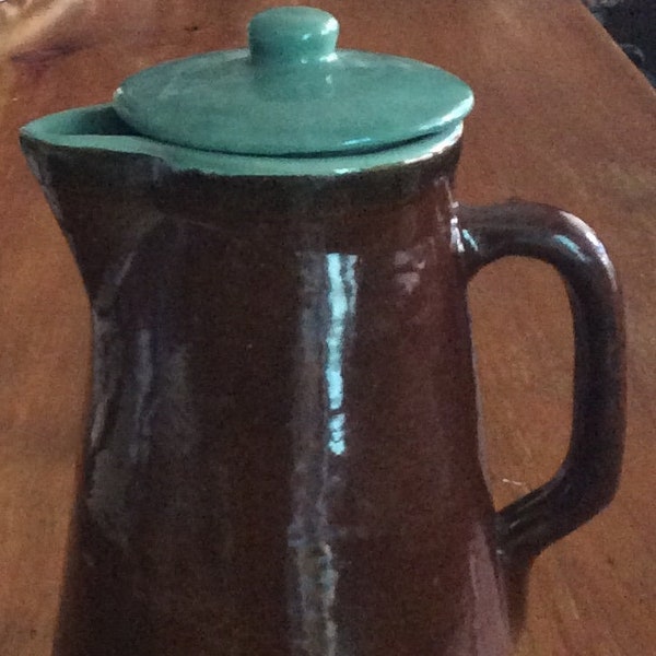 Vintage Louisville Pottery Country Fare Coffee Pot