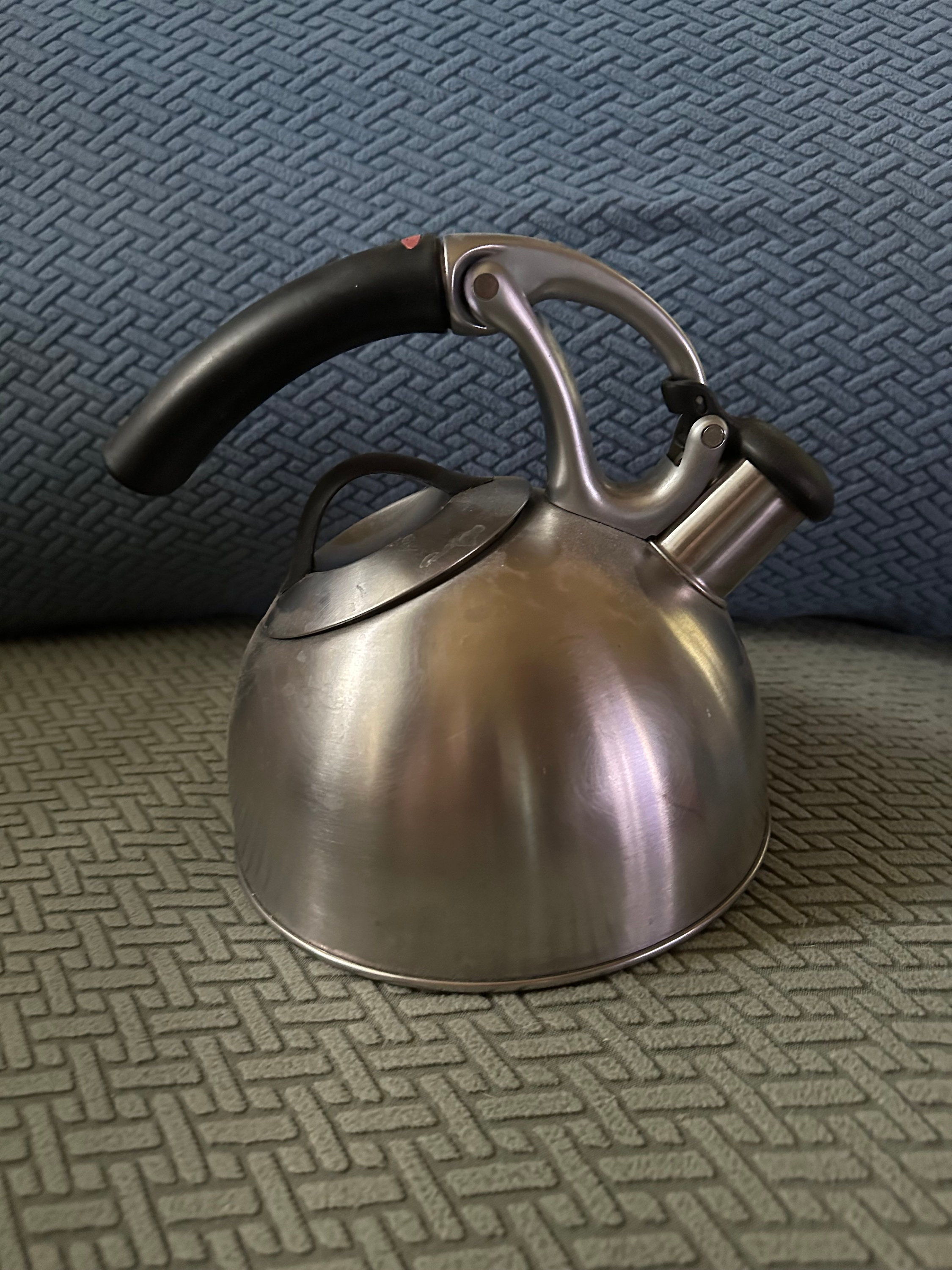 OXO Classic Brushed Stainless Steel Stovetop Whistling Tea Kettle + Reviews