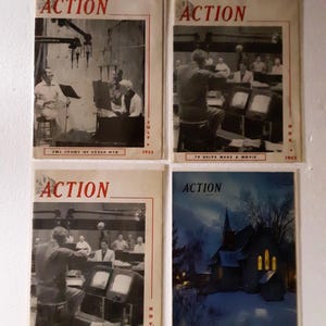 Movie Memorabilia 20th Century-Fox Studio “Action” Magazines