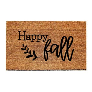 Custom Doormat Fall | Happy Fall