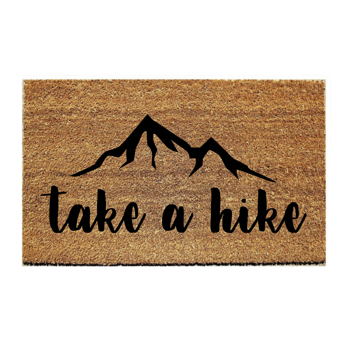 Custom Doormat Take a Hike Mountains Etsy