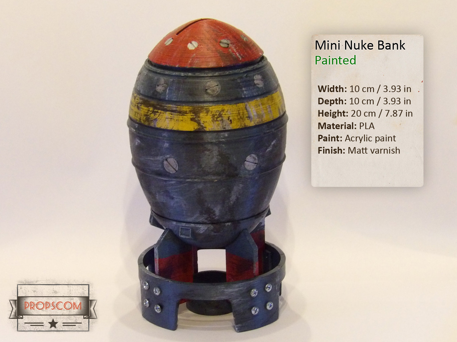 Nuke Mini Storage Mini Nuke Bank | Storage Box | Fallout Inspired - Etsy