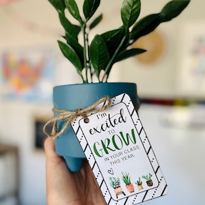I&#39;m Excited to Grow in Your Class This Year Printable| First Day of School| Meet the Teacher Gift