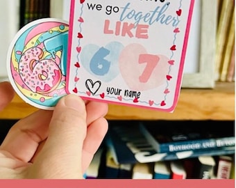 Tarjeta de San Valentín para el aula (6-7): imprimible, descargable y editable.