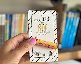 I'm Excited to Bee in Your Class leraarscadeau| Ontmoet de leraar| Terug naar school-cadeau