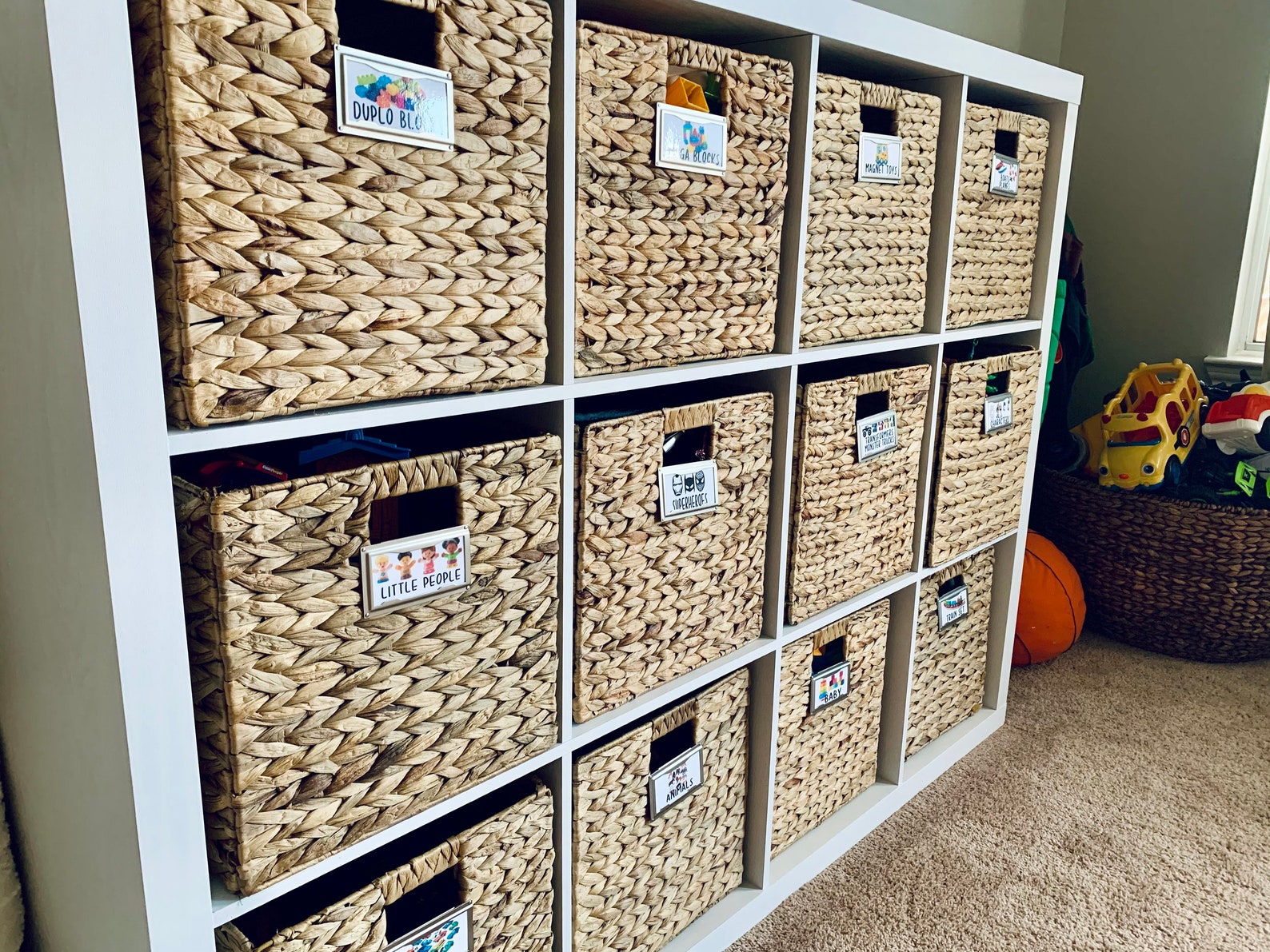 Toy Box Labels Toy Cube Labels set of 30 Toy Picture and Etsy