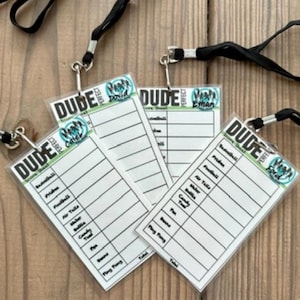 Dude Perfect Sport Score Card Namensschild, Score Sheet für Jungen-Geburtstagsfeier | Bearbeitbare Scorecard, Vorlage, Sofort Download