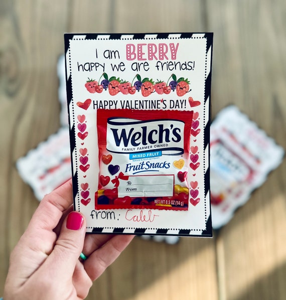 Fruit Snack Class Valentine| Candy free Valentine's Day| Digital Download| Editable Fruit Snack Valentine's for Preschool Mother's day out