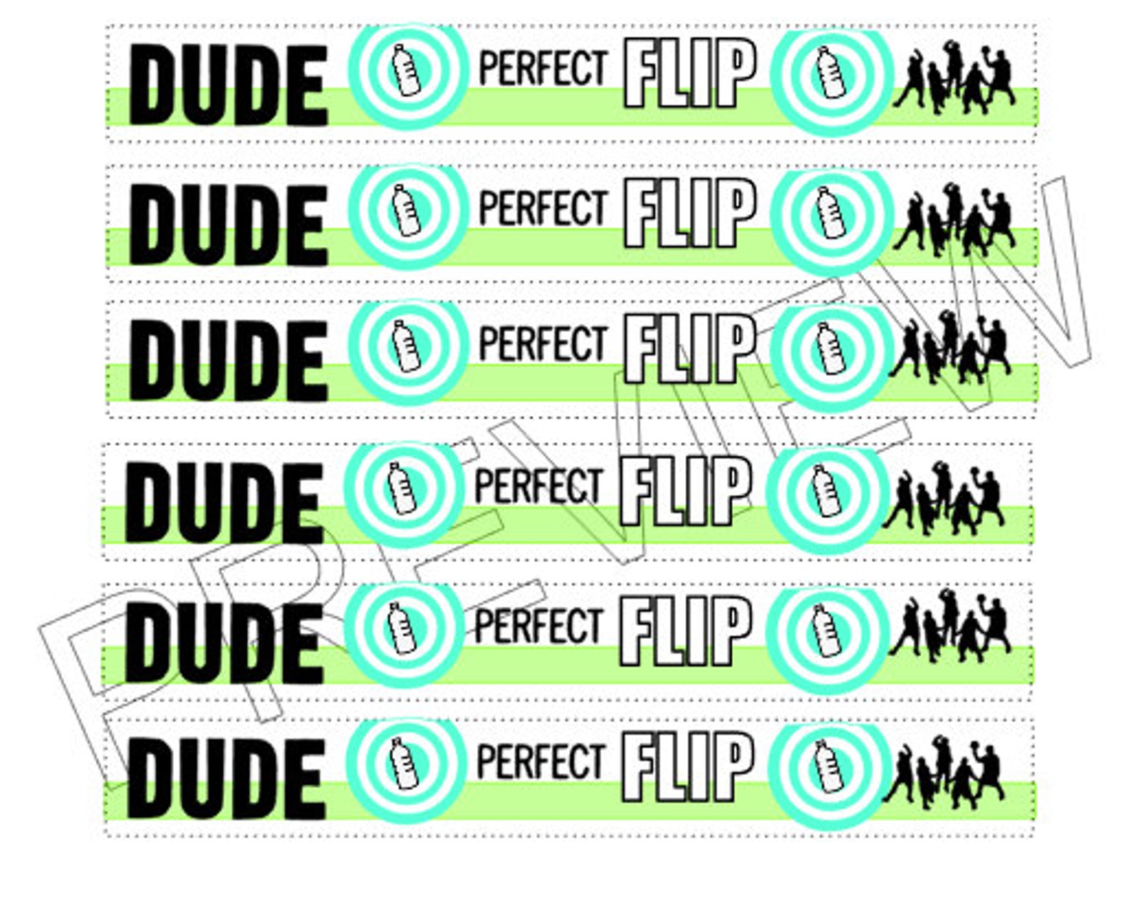 Dude Party Water Bottle Flip Label| Mini Water Bottle and Standard Size ...