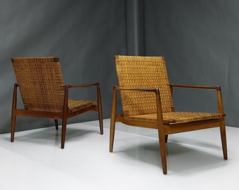 Finn Juhl Lounge Chairs Model SW96 for Søren Willadsen - a Pair
