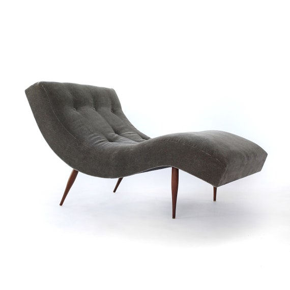 Stunning Adrian Pearsall Wave Chaise Lounge Chair For Craft Etsy