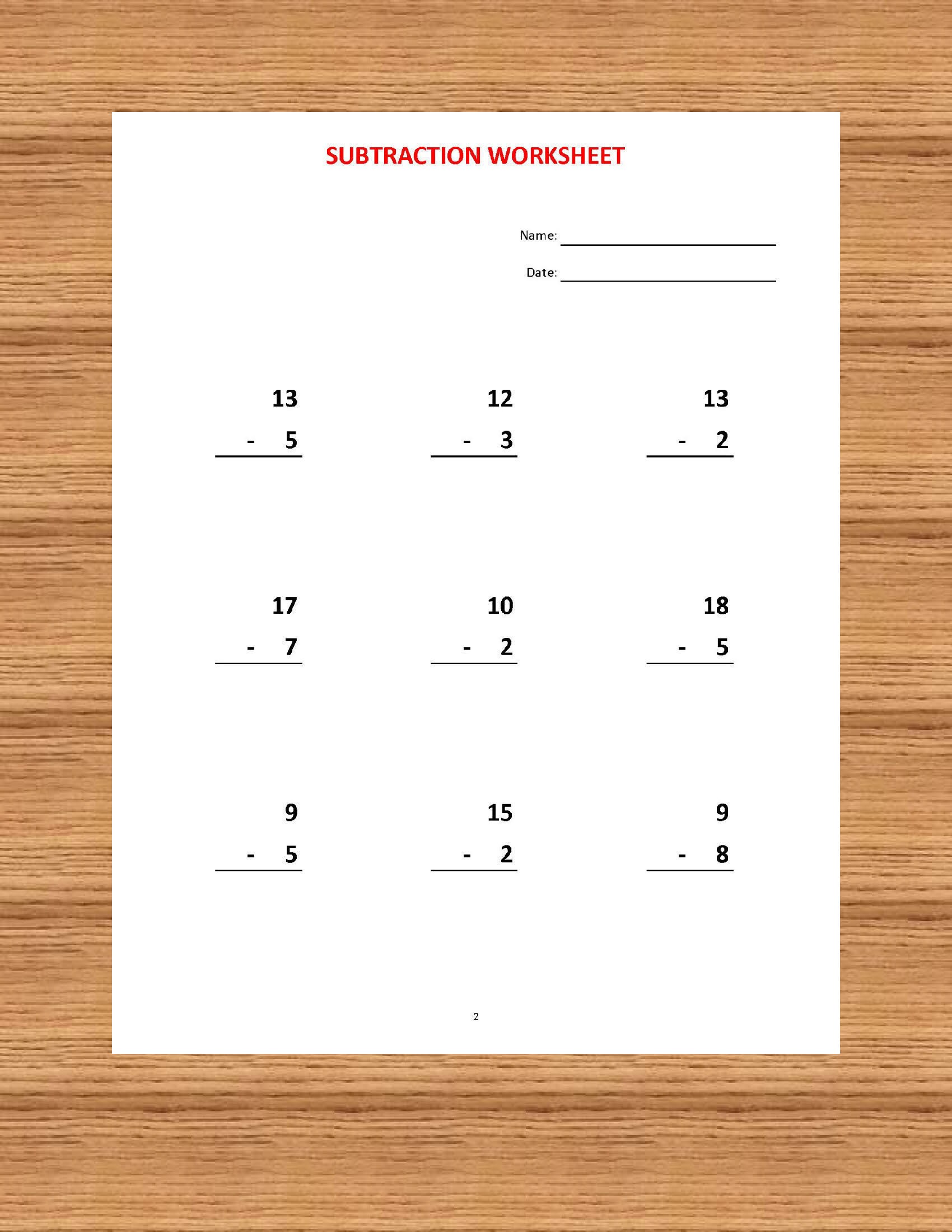 subtraction worksheets grade 2 3 30 worksheets pdf year etsy