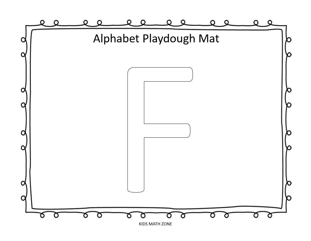 ABC Play Dough Mats: Phonics Dots – Printables 4 Learning