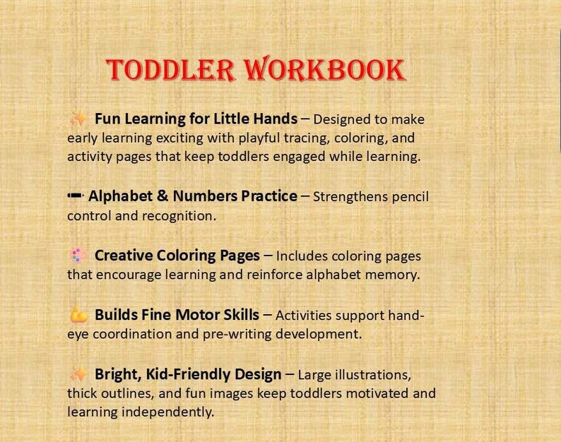 Printable Toddler Workbook, Busy Book, Toddler Worksheets for 2, 3 and 4 year olds, Preschool Curriculum, Activities for Kids, Toddler Gift. image 9