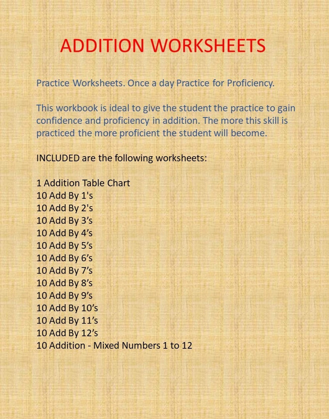 Addition Workbook 100 Worksheets With Answers Pdf/ Kinder, Grade 1,2 ...