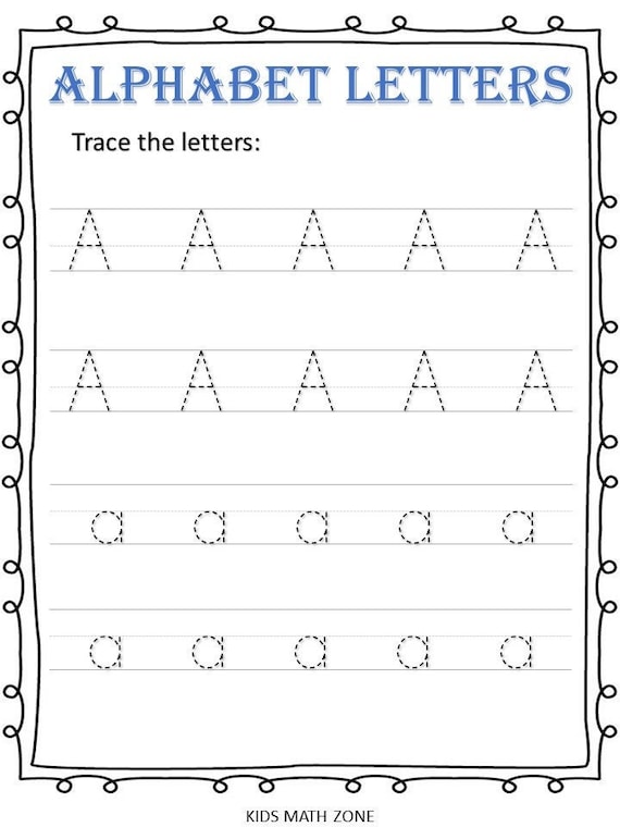 Alphabet Handwriting Practice Workbook for Kids Preschool Writing: Tracing Alphabet for Preschoolers, Kindergarten and Kids Ages 3-5 - ABC Tracing Paper Sheets [Book]